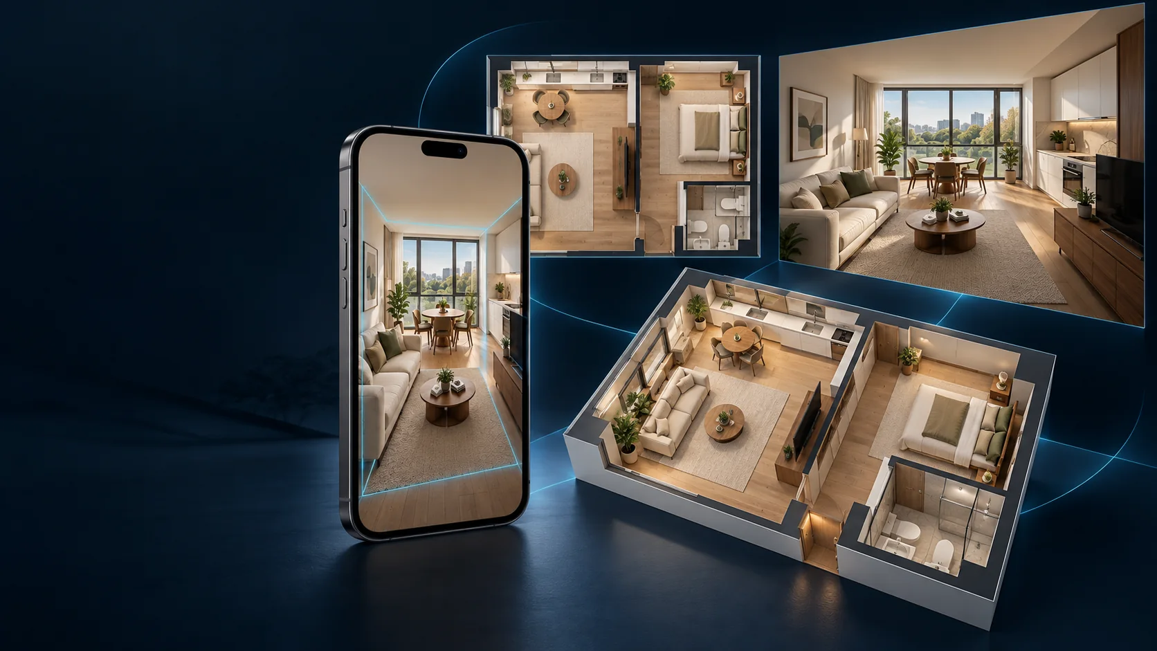 Fictional phone capture and property concept artwork