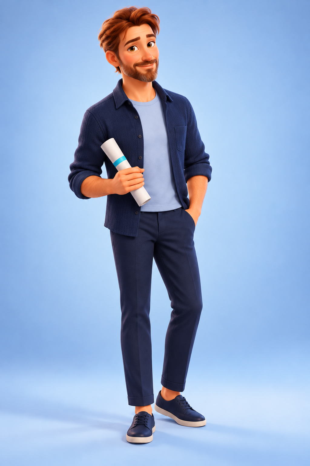 Theo, fictional virtual agency character